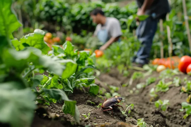 Plagas en la huerta, cómo manejar la cucaracha de manera efectiva