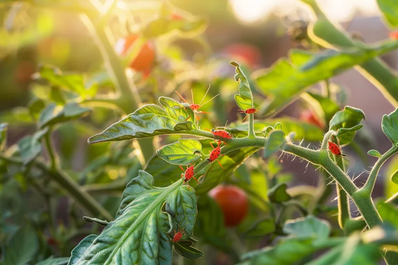 pulgón rojo del tomate, estrategias efectivas para su control