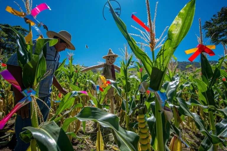 Truco para evitar y proteger el maíz de los pájaros en Guatemala