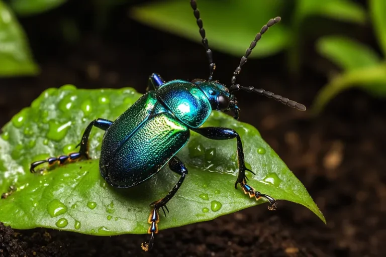 Aliados del Huerto, descubre al escarabajo coracero y su rol en tu jardín