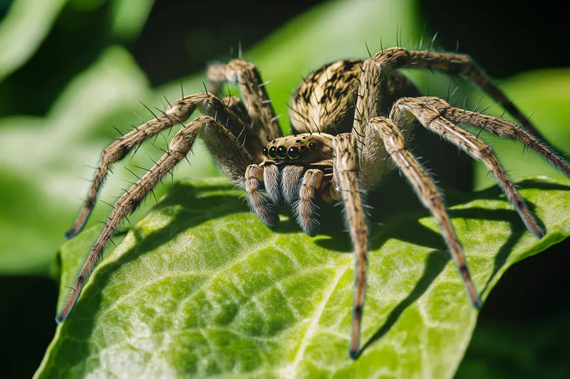 arañas lobo en el huerto, un depredador eficaz para tu jardín