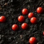 Bolitas o huevos rojos en el humus o vermicompost: qué significan y cómo manejarlos