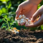 Cómo aportar calcio a las plantas con cáscara de huevo