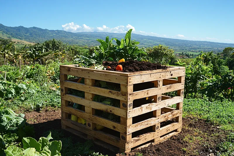 cómo construir un compostador con palets de manera sencilla