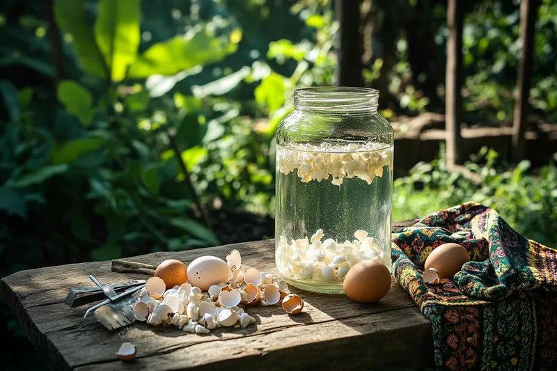 cómo hacer infusión de cáscara de huevo para abono casero, consejos prácticos