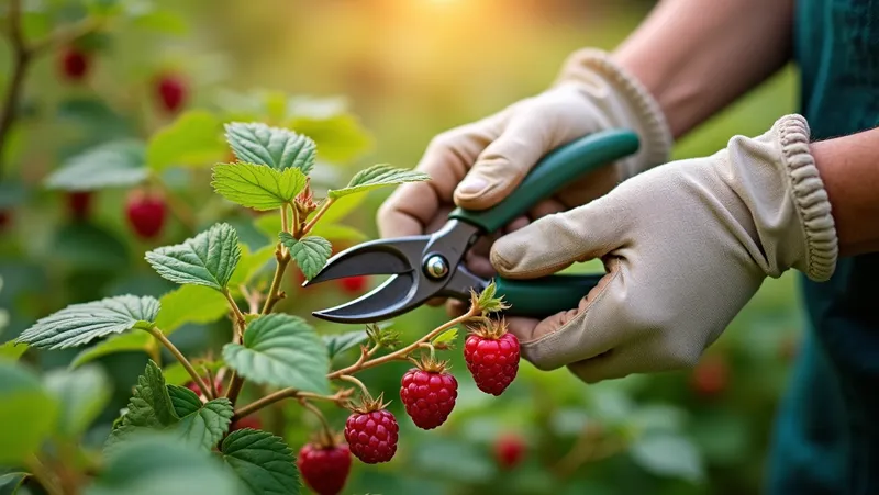 cómo podar las frambuesas para una mejor cosecha