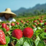 Cuidados y riegos del cultivo de las fresas para un huerto saludable