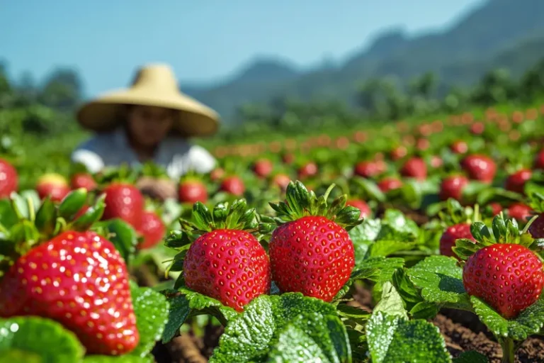 Cuidados y riegos del cultivo de las fresas para un huerto saludable