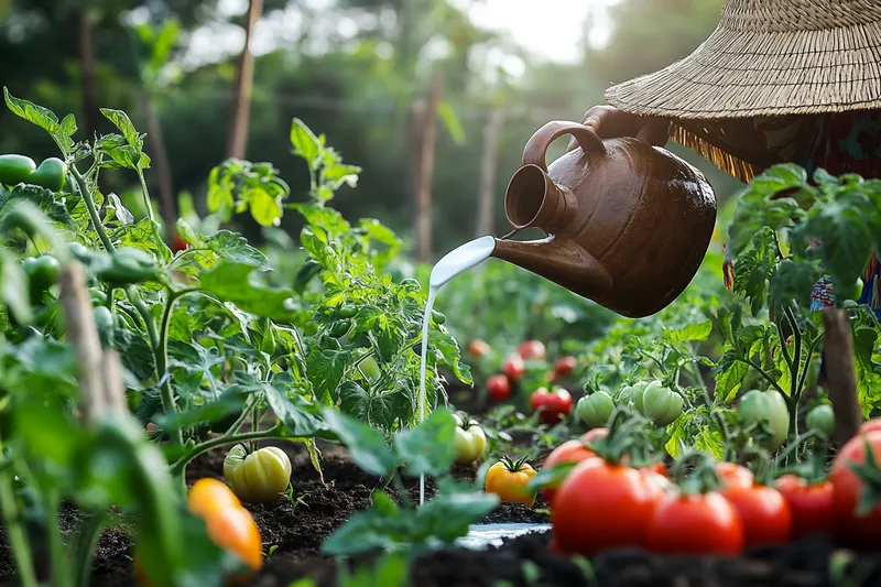 leche para las plantas y sus beneficios en el huerto