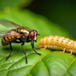 Mosca Soldado y su larva en el huerto: cómo afectan y benefician tu espacio verde