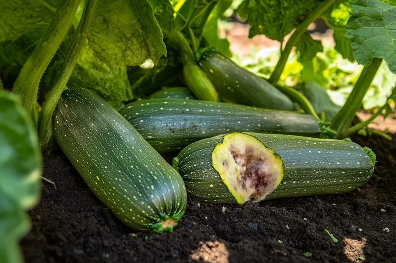 por qué se estropean los frutos del calabacín en tu huerto