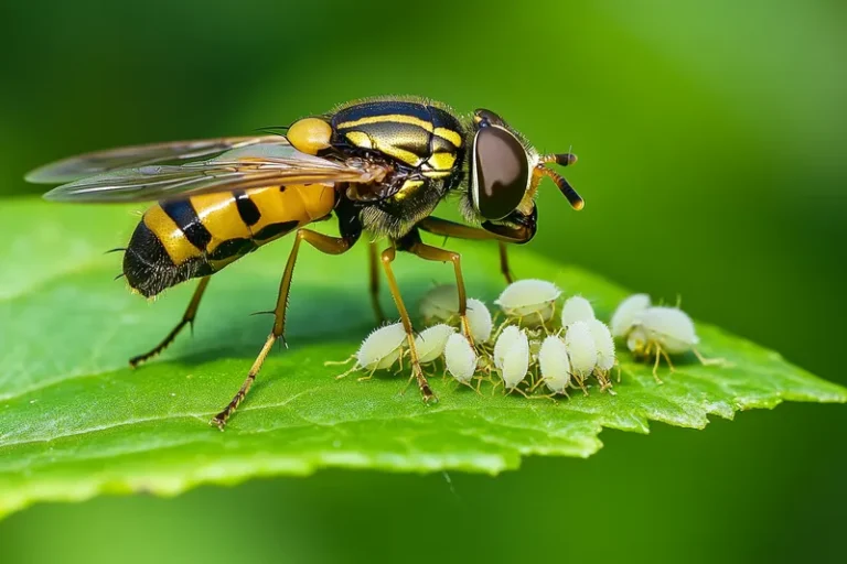 Sírfidos depredadores del pulgón, aliados naturales en tu jardín